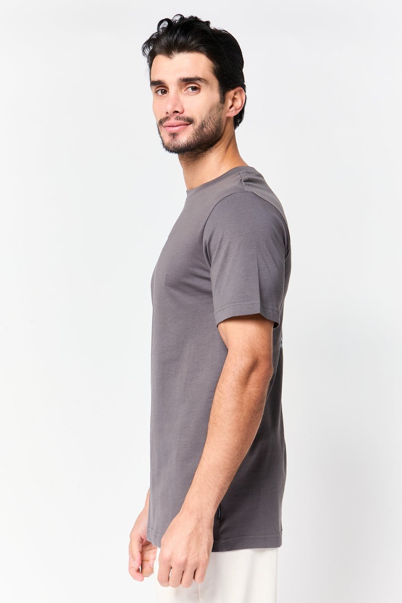 PUMA Men Relaxed Fit Short Sleeve Outdoor T-Shirt, Dark Grey - Image 3